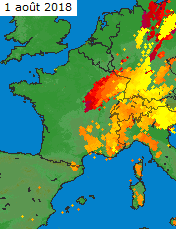 Image d'illustration pour Orages isolés pendant la canicule - Crue mortelle en Corse