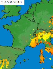 Image d'illustration pour Orages isolés pendant la canicule - Crue mortelle en Corse