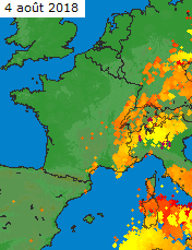Image d'illustration pour Orages isolés pendant la canicule - Crue mortelle en Corse