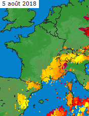Image d'illustration pour Orages isolés pendant la canicule - Crue mortelle en Corse
