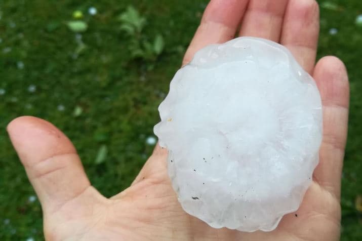 Image d'illustration pour Forts orages avec grêle et rafales ce début juillet