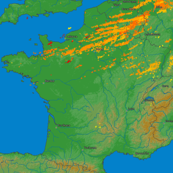 Image d'illustration pour Des orages de grêle pour Pâques
