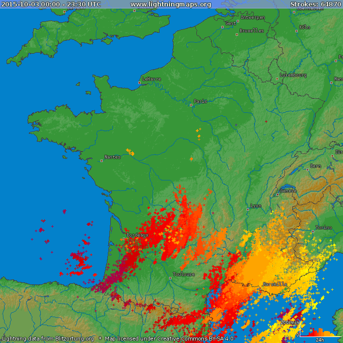 Image d'illustration pour Orages diluviens meurtriers sur les Alpes Maritimes - Tornade à La Ciotat