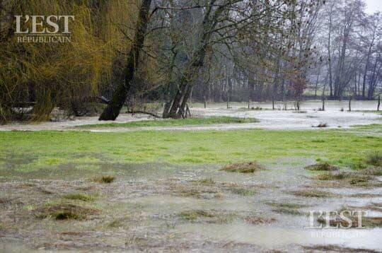 Image d'illustration pour Pluie abondante et inondations près des Vosges et du Jura