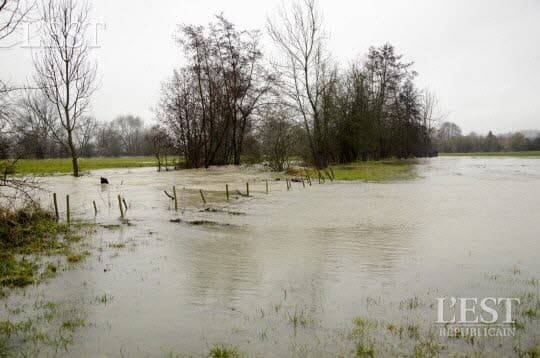 Image d'illustration pour Pluie abondante et inondations près des Vosges et du Jura
