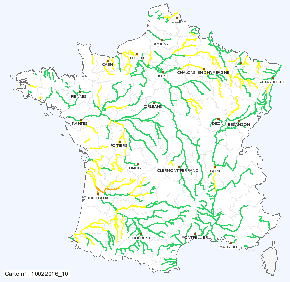 Image d'illustration pour Les crues et les inondations prennent de l'ampleur sur la France