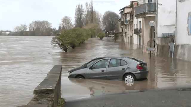 Image d'illustration pour Crue, inondations, neige et avalanche du 24 au 26 novembre sur les Pyrénées