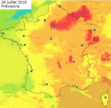 Image d'illustration pour Vague de chaleur voire canicule en dernière semaine de juillet