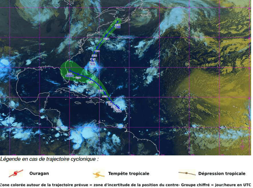 Image d'illustration pour Suivi de la tempête tropicale Dorian