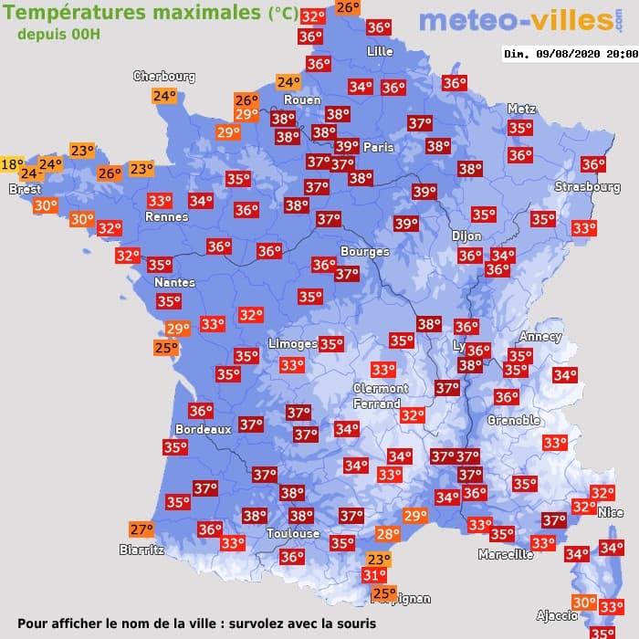 Image d'illustration pour Une canicule remarquable est en cours en France