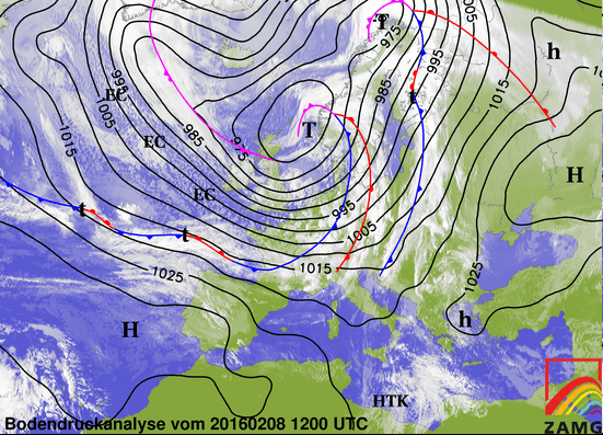 Image d'illustration pour Tempête et coup de vent Ruzika lundi 8 février