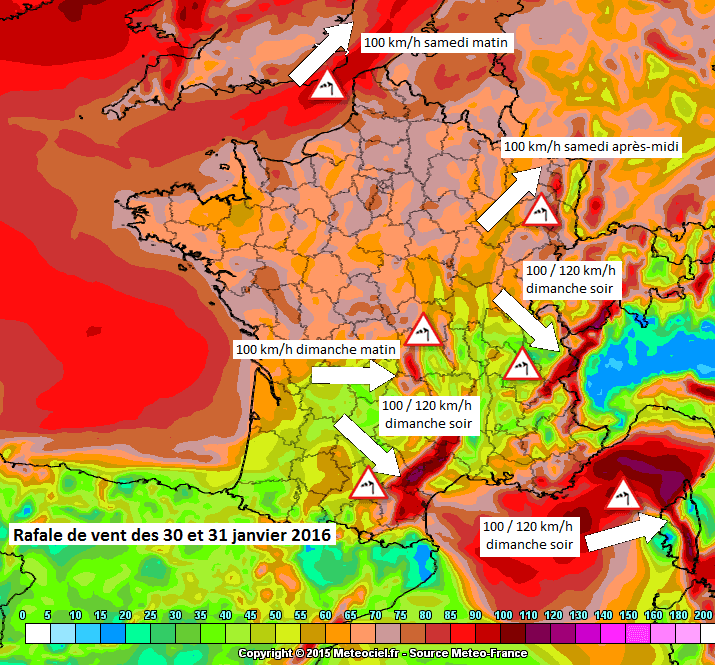Image d'illustration pour Tempête Gertrude - Pluie, vent, neige et avalanche ce week-end