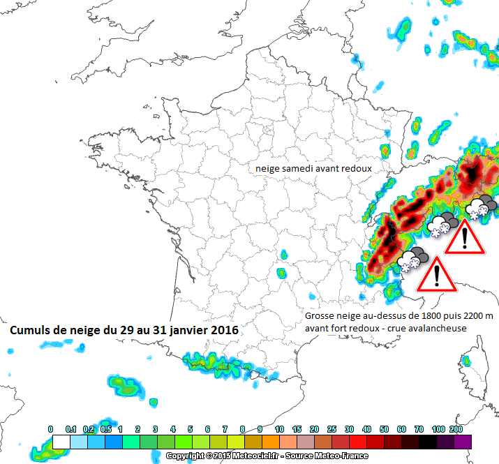 Image d'illustration pour Tempête Gertrude - Pluie, vent, neige et avalanche ce week-end