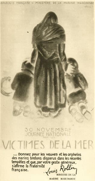 Image d'illustration pour Tempête d'équinoxe très meurtrière en mer le 19 septembre 1930