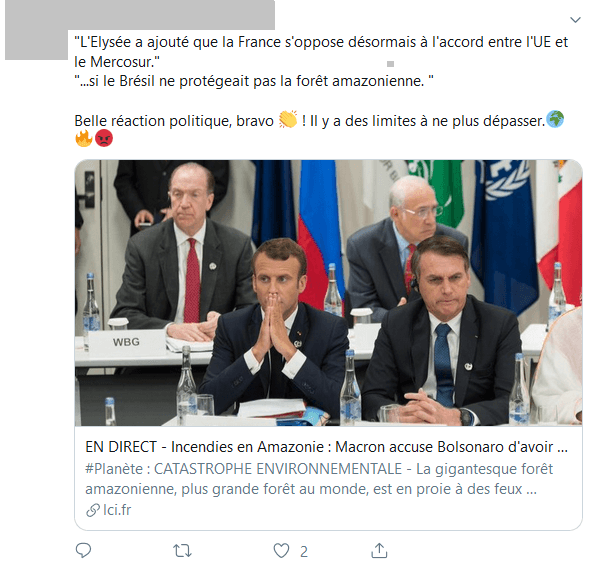Image d'illustration pour Incendies en Amazonie, une catastrophe écologique mondiale en devenir