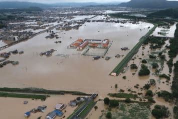 Image d'illustration pour Typhon Maria et inondations dramatiques au Japon