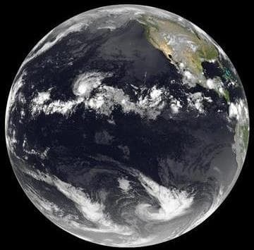 Image d'illustration pour Typhons Soulik (Corée) / Cimaron (Japon) & cyclone Lane (Hawaï)