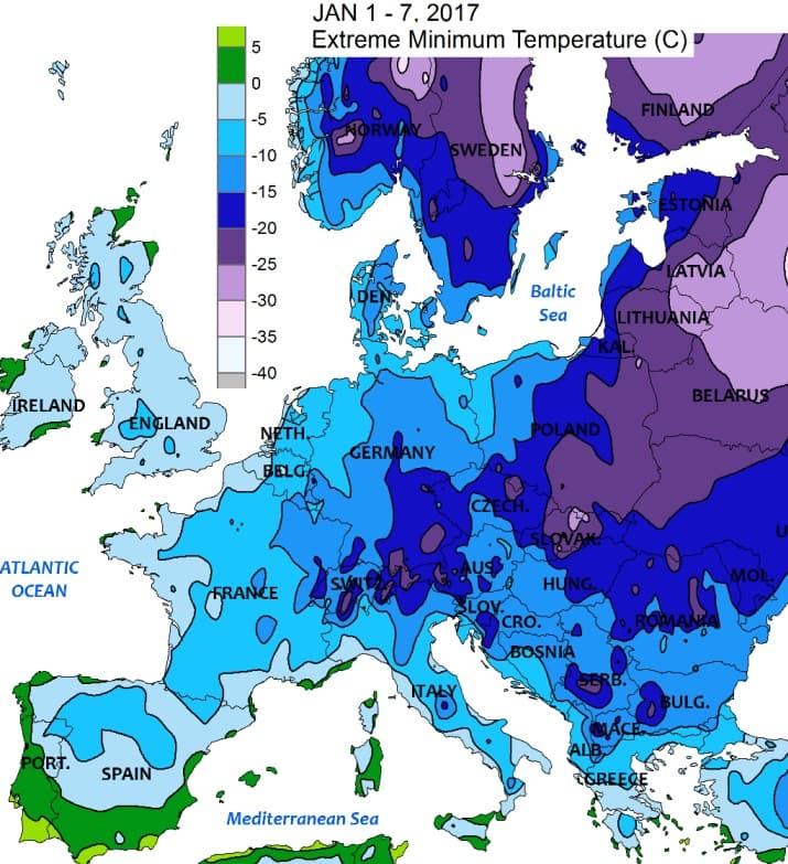 Image d'illustration pour Vers une véritable vague de froid la semaine prochaine ? 