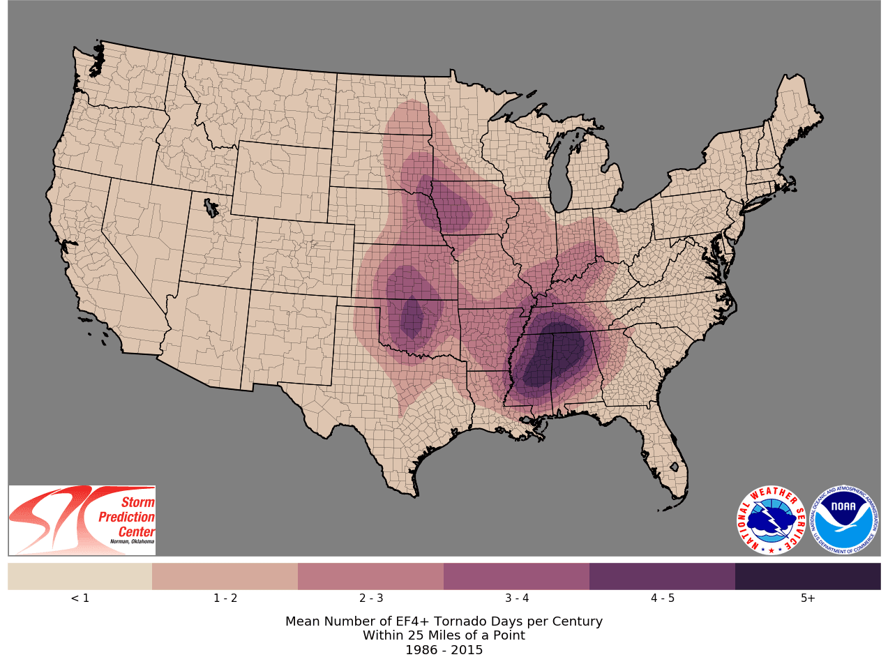 Image d'illustration pour Tornades aux Etats-Unis : Pâques meurtrier dans la Dixie Alley
