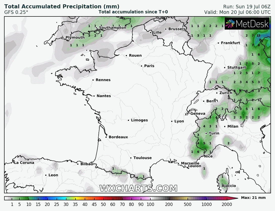 Image d'illustration pour Températures : poursuite du contraste Nord/Sud la semaine prochaine