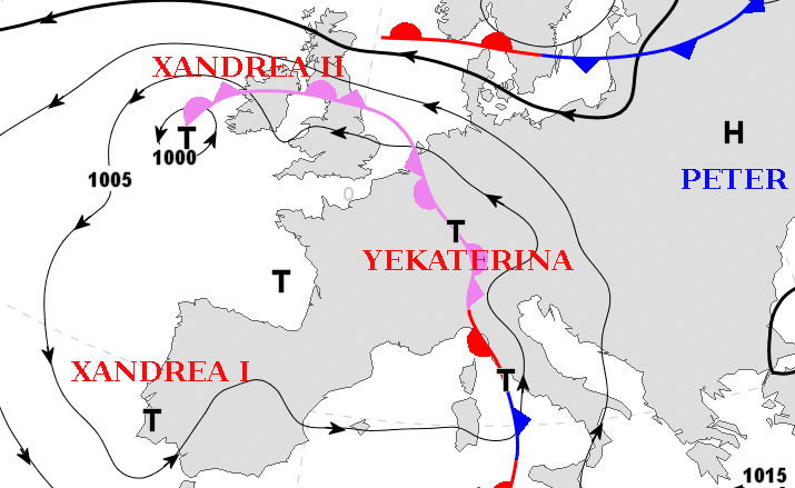 Image d'illustration pour Orage, tuba, pluie & sable : le cocktail météo de la dépression Xandrea