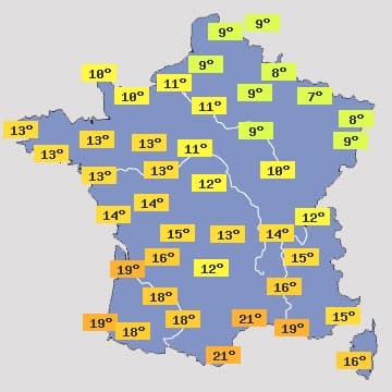 Image d'illustration pour Brutal refroidissement et risque de gelées en fin de semaine