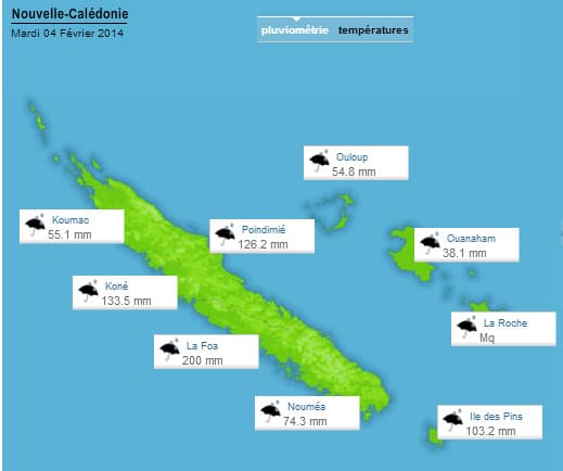 Image d'illustration pour Suivi de la dépression tropicale Edna en Nouvelle Calédonie